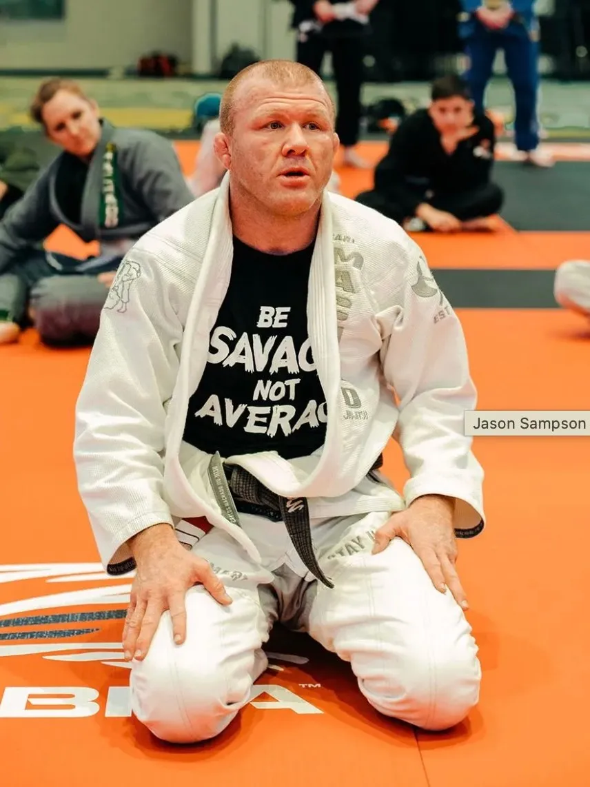Jason Sampson, 3rd-degree black belt under Carlos Machado and Bellator veteran, at Sampson Jiu Jitsu Academy in Southlake